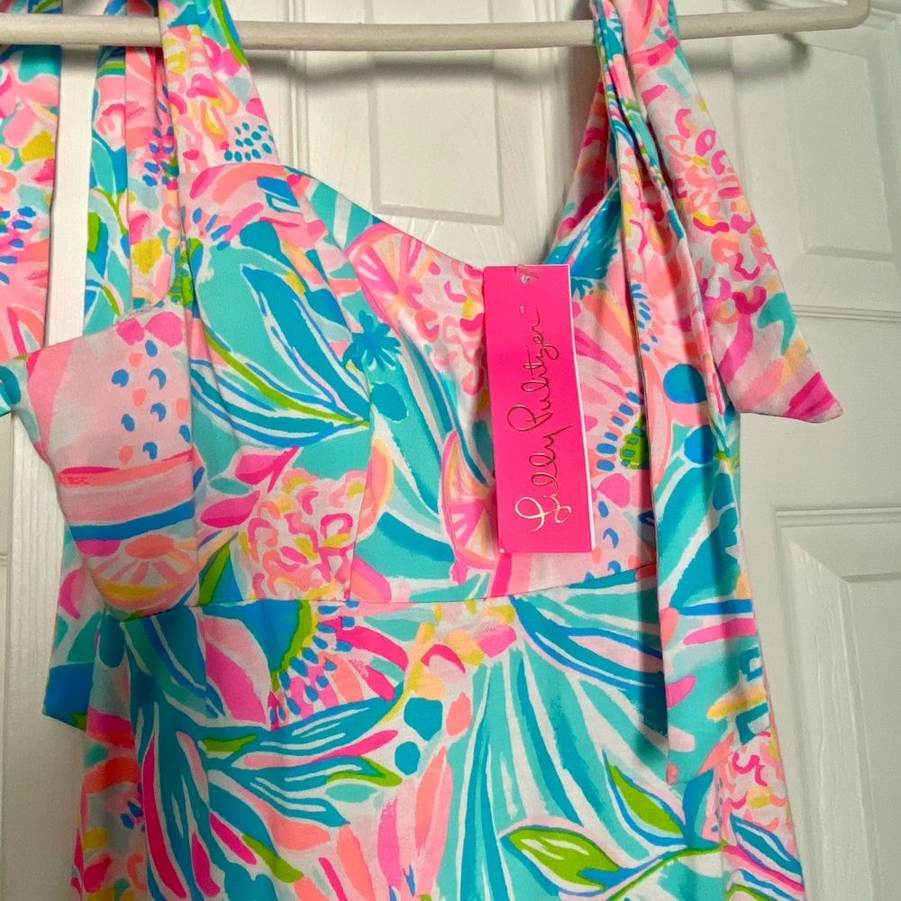Lilly Pulitzer Maleka Maxi Dress - Tropical Punch Multi XS-NWT - Picture 4 of 9
